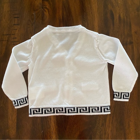 Versace Young Knit Cardigan Greca Logo - Picture 7 of 10